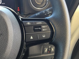 ステアリング右側がクルーズコントロールスイッチです。アクセルペダルを踏まずに一定速走行が出来るので、高速道路での走行がグッと快適になります。