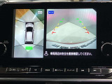 【アラウンドビューモニター】車を上から見下ろしているかのような映像で周囲の状況がひと目で確認、狭い駐車場に駐車するときも安心です♪