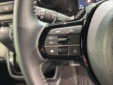 ステアリングにオーディオ操作スイッチが付いています。オーディオ画面に直接タッチしなくても操作が出来ますので、運転に集中できます。