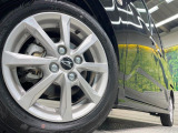 【純正14インチアルミホイール】外観にマッチした純正アルミホイールを装着しております。各種社外アルミホイールや、スタッドレスタイヤも取扱いしております。是非ご相談ください♪