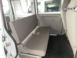 後部座席です。