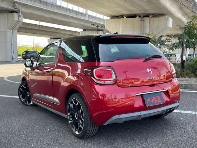 シトロエン DS3 赤 ブラックルーフ シトロエン DS3 スポーツシック の中古車詳細 (63,000km, レッド