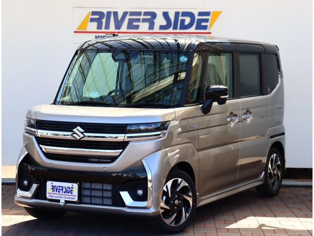 スペーシアカスタム ハイブリッド(HYBRID)  XSターボ 届出済未使用車 全方位カメラパ...