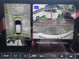まるでお車を真上から見下ろしたかのような映像をナビに映し出してくれますので狭い駐車場でも周囲を確認する事が出来ますので非常に安心です♪