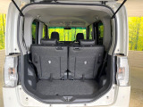 普段のお買い物や通勤、送迎等に十分な荷室スペースを確保しております。セカンドシートを倒すと、大きな荷物の積載も可能です♪
