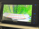 【バックカメラ】駐車時に後方がリアルタイム映像で確認できます。大型商業施設や立体駐車場での駐車時や、夜間のバック時に大活躍!運転スキルに関わらず、今や必須となった装備のひとつです!