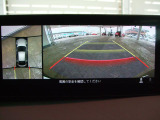 360&deg;ビューモニターを搭載しています。コーナーセンサーと合せてお使いいただくことで、安全、安心にお車の取り回しを行っていただけます。