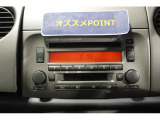 MDも聞けるCDラジオが付いています。