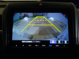バックカメラの画像です。ガイドラインがスムースな車庫入れをサポートいたします!車庫入れの安心感がアップしますね☆