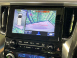 【パノラミックビューモニター】専用のカメラにより、上から見下ろしたような視点で360度クルマの周囲を確認することができます☆死角部分も確認しやすく、狭い場所での切り返しや駐車もスムーズに行えます。