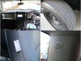 質実剛健、タフさが売りの車なので椅子のヘタリは最小限です。タイヤの山はタップリ☆サイド&カーテンエアバッグ付き!
