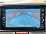 【バックモニター】駐車時に後ろの映像がナビゲーションにうつるので駐車がらくらく★車庫入れが心配なかたもバックモニターで安心★