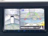 【アラウンドビューモニター】専用のカメラにより、上から見下ろしたような視点で360度クルマの周囲を確認することができます☆縦列駐車や幅寄せ時に活躍してくれます♪