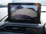 【バックモニター】  ガイドラインも表示されるので安心です。