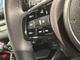 ステアリングにオーディオ操作スイッチが付いています。オーディオ画面に直接タッチしなくても操作が出来ますので、運転に集中できます。