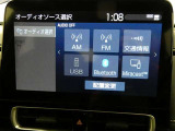 【Bluetooth機能付き】・・・ハンズフリー機能とスマートフォンにインストール済の音楽を聴くことができます。