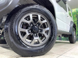 【純正15インチアルミホイール】外観にマッチした純正アルミホイールを装着しております。各種社外アルミホイールや、スタッドレスタイヤも取扱いしております。是非ご相談ください♪