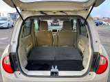 後部シートを倒すと十分なスペースが!