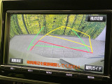 【バックカメラ】駐車時に後方がリアルタイム映像で確認できます。大型商業施設や立体駐車場での駐車時や、夜間のバック時に大活躍!運転スキルに関わらず、今や必須となった装備のひとつです!