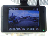 コムテック製ドライブレコーダー付きで安心です。