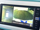 【パノラマモニター】専用のカメラにより、上から見下ろしたような視点で360度クルマの周囲を確認することができます☆死角部分も確認しやすく、狭い場所での切り返しや駐車もスムーズに行えます。