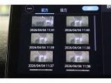 前後ドライブレコーダー搭載。車載カメラの映像を内蔵メモリーに録画。別のカメラを後付けすることなく前後映像を記録できます。録画した映像はディスプレイオーディオの大画面ですぐに再生、確認できます。
