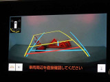バックガイドモニターを装備しています、車庫入れもラクラクです。