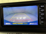後方の見える安心をお届けするバックガイドモニター付:バックするときのアシストラインもあって楽々バック!車庫入れや縦列駐車をサポートし、苦手な駐車も安心です!今やもう手放せない装備ですネ♪