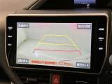 バックガイドモニターで、後方を確認しながら安心して駐車することができます。運転初心者も熟練者も必須の機能ですよ!