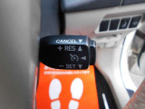 一定の速度(例えば100km)と設定しておけばその速度でずっと走ってくれる「クルーズコントロール」付です。例えば高速道路で設定すれば、アクセル踏まなくてもいいので楽ですよ!燃費も良くなり奥様も満足です。