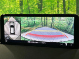 【360&deg;ビューモニター】専用のカメラにより、上から見下ろしたような視点で360度クルマの周囲を確認することができます☆死角部分も確認しやすく、狭い場所での切り返しや駐車もスムーズに行えます。