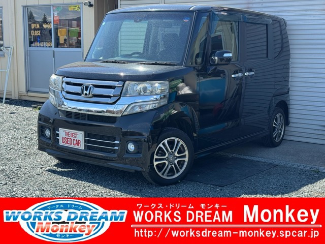 N-BOXカスタム G Lパッケージ 4WD 関東仕入れ 車検整備付き 後期型 左Pスラ