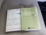 メンテナンスノート&取扱説明書を完備!