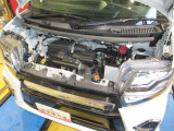 エンジンルームもクリーニング済み。エンジンのコンディションは良好です。