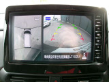 アラウンドビューモニター!空から見下ろしているかのような映像を映し出します。駐車時には安心ですよね♪