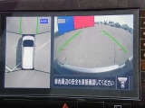 上からの視点で狭い駐車場への駐車などに役立つアラウンドビューモニターです♪