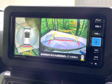 【パノラマモニター】専用のカメラにより、上から見下ろしたような視点で360度クルマの周囲を確認することができます☆死角部分も確認しやすく、狭い場所での切り返しや駐車もスムーズに行えます。