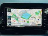 地図が見やすい日産純正ナビゲーションです。