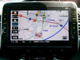 日産純正ナビ装着。操作しやすいので毎日のお出かけも安心。