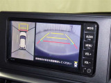 パノラミックビューモニターを装備。駐車場や交差点でクルマを真上から見るように周囲を確認できます。機能の詳細は販売店スタッフまでおたずねください。