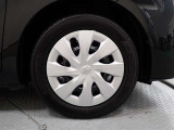 純正スチールホイール装着。