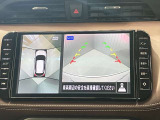 【アラウンドビューモニター】車を上から見下ろしているかのような映像で周囲の状況がひと目で確認、狭い駐車場に駐車するときも安心です♪