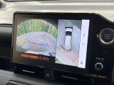 【全周囲カメラ】専用のカメラにより、上から見下ろしたような視点で360度クルマの周囲を確認することができます☆死角部分も確認しやすく、狭い場所での切り返しや駐車もスムーズに行えます。