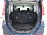 広々としたラゲージスペースを備えています。大きなものや長さのある荷物もしっかりと積み込めます。