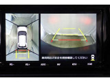 車両を上から見たような映像表示するパノラミックビューモニター付き!
