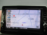 日産純正の地デジ対応ナビゲーションが装着されてます。