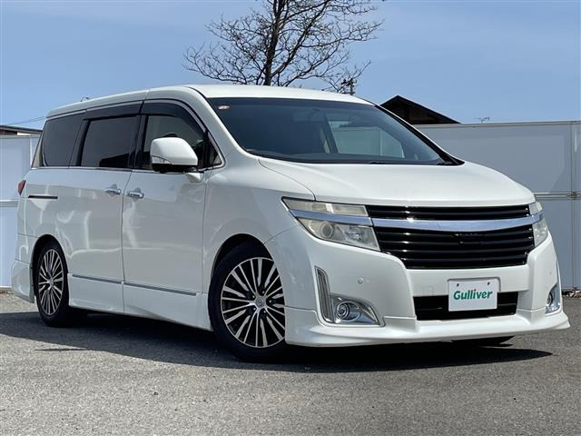 エルグランド 2.5 250ハイウェイスター ブラックレザー 4WD 本革シート