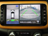 アラウンドビューモニター付です。上から丸見え、車庫入れも安心!