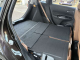 シートが倒せて荷物も楽々