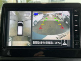 アラウンドビューモニター:空から見下ろしているような視点でスムーズな駐車と安全確認ができ安心して運転出来ます。